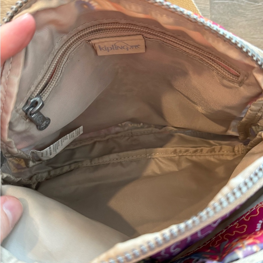 Kipling Floral Patchwork Abstract Multicolor Medi… - image 8